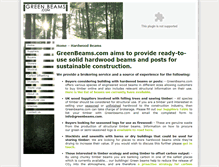 Tablet Screenshot of greenbeams.com